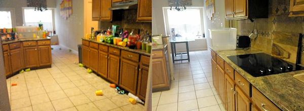 Kitchen - Before and After