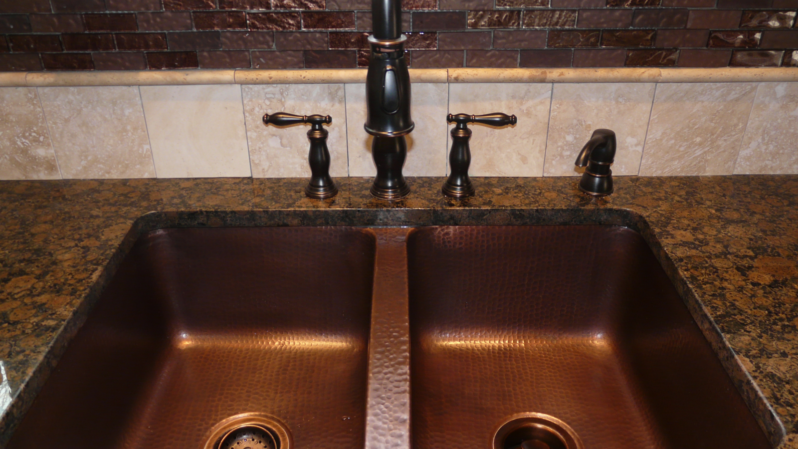 Clean Copper Sink