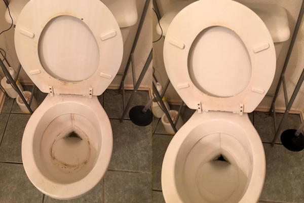 Toilet - Before and After